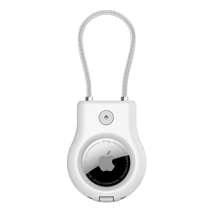 BELKIN Secure Holder with Wire Cable for AirTag - White