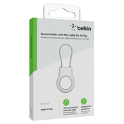 BELKIN Secure Holder with Wire Cable for AirTag - White