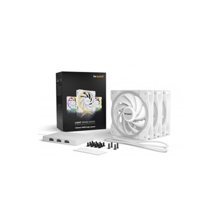 BE QUIET Light Wings 140mm PWM White Triple-Pack