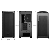 BE QUIET Shadow Base 800 ház fekete