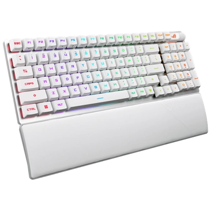 BILL ASUS ROG Strix Scope II 96 RX vezeték nélküli billentyűzet - UK layout - Fehér /ROG RX/