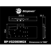 BITSPOWER Lotan series VGA water block and I/O bracket for MSI GeForce RTX 2080 Gaming X TRIO BITSPOWER Lotan series VGA water block and I/O bracket for MSI GeForce RTX 2080 Gaming X TRIO