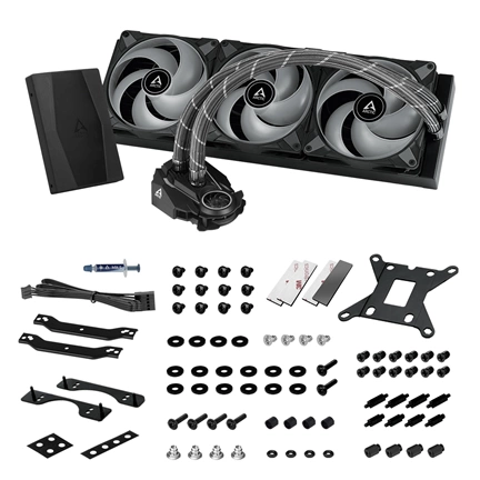 BONTOTT ARCTIC Liquid Freezer 420 II RGB Black + kontroller BONTOTT ARCTIC Liquid Freezer 420 II RGB Black + kontroller
