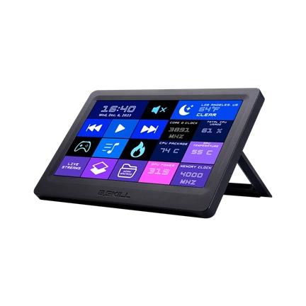 BONTOTT G.SKILL WigiDash 7-inch touch display widget dashboard