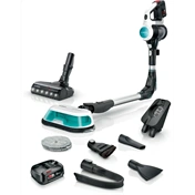 BOSCH BCS712HYG5 Unlimited 7 ProHygienic Aqua Vezeték nélküli porszívó és felmosó, Fehér