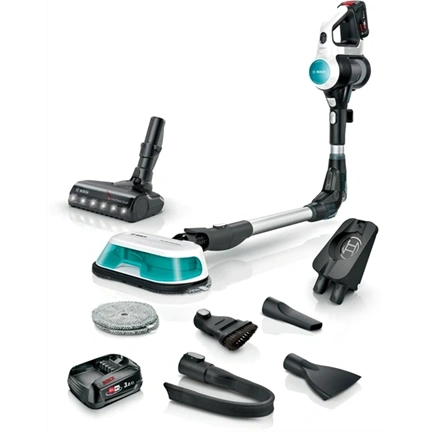BOSCH BCS712HYG5 Unlimited 7 ProHygienic Aqua Vezeték nélküli porszívó és felmosó, Fehér