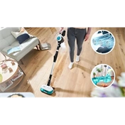 BOSCH BCS712HYG5 Unlimited 7 ProHygienic Aqua Vezeték nélküli porszívó és felmosó, Fehér