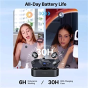 BOYA BOYALINK V3-01 2.4GHz Univerzális vezetéknélküli szett (1+2)  lightning, USB-C, 3.5mm TRS