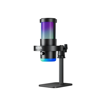 BOYA CASTMIC G40 - Kettős membrános, többirányú asztali broadcast mikrofon