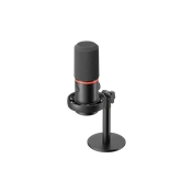 BOYA CASTMIC S60B - XLR és USB csatlakozású RGB broadcast mikrofon boom karral