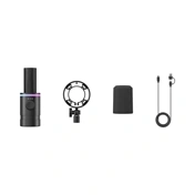 BOYA CASTMIC S60 - XLR és USB csatlakozású RGB broadcast mikrofon