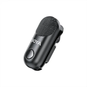 BOYA MAGIC - 3 vevő + 2 adó + 1 töltőtok + 1 többfunkciós tárolótáska, Type-C, Lightning, 3,5 mm-es kamera-vevő, fekete