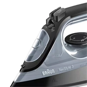 BRAUN SI3055BK TexStyle 3 gőzölős vasaló, 2400W, 270ml, Fekete