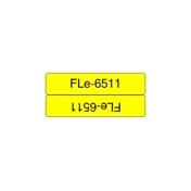 BROTHER FLE2511 sárga alapon fekete szalag 21mm 72db
