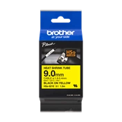 BROTHER P-touch HSe-621E zsugorcsöves szalag sárga alapon fekete 9mm 1,5m