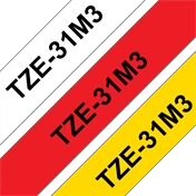 BROTHER P-touch TZE-31M3 3-pack laminált szalag 12mm 8m