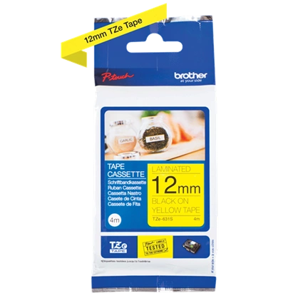BROTHER P-touch TZe-631 laminált szalag (4m)