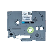 BROTHER P-touch TZe-MQF31 laminált szalag (lila/fekete)