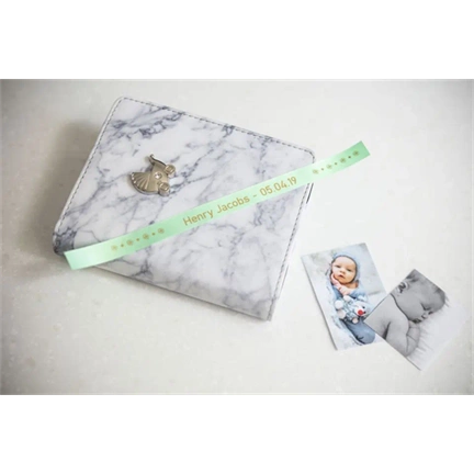 BROTHER P-touch TZe-RM34 mentazöld alapon arany textil szalag 12mm 4m