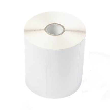 BROTHER Prémium bevonatú hőtranszferes, elővágott címketekercs 102x74 mm 1100 címke