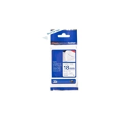 BROTHER TZE-FA4B textil szalag Blue on White 3m