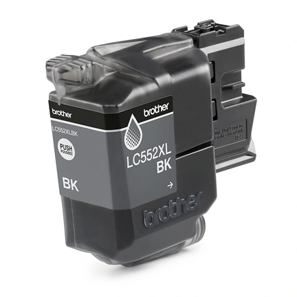 BROTHER Tintapatron LC552XLBK, Szuper nagy töltetű - 3000 oldal, Fekete