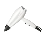 BaByliss 6704WE Power Pro hajszárító, AC motor, 2000W, fehér-ezüst