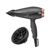 BaByliss 6709DE Smooth Pro Ionos hajszárító 2100W, szürke-rose gold