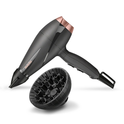 BaByliss 6709DE Smooth Pro Ionos hajszárító 2100W, szürke-rose gold