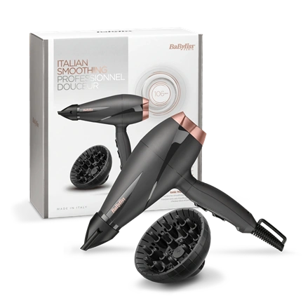 BaByliss 6709DE Smooth Pro Ionos hajszárító 2100W, szürke-rose gold