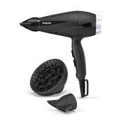 BaByliss 6710DE Style Pro Ionos hajszárító, AC motor, 2100W, fekete-ezüst
