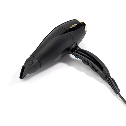 BaByliss 6714E Super Pro hajszárító, AC motor, 2300W, fekete-arany