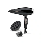 BaByliss 6716DE Air Power Pro Ionos hajszárító, AC motor, 2300W, fekete-sötétezüst