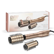 BaByliss AS952E Big Hair Dual forgókefés hajformázó 650W, 2 kiegészítő, arany