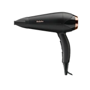 BaByliss D570DE Turbo Shine hajszárító 2200W, fekete-rose gold