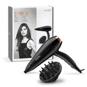 BaByliss D570DE Turbo Shine hajszárító 2200W, fekete-rose gold