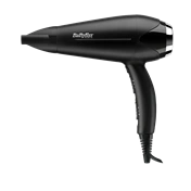 BaByliss D572DE Turbo Smooth hajszárító 2200W, fekete-ezüst