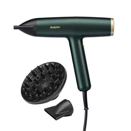 BaByliss D6555DE Air Power Pro Ionos hajszárító, 1700W, zöld-arany