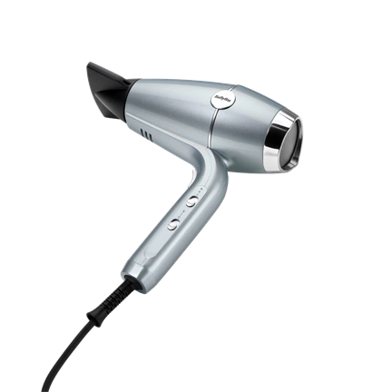 BaByliss D773DE Hydro-Fusion plazmaionos hajszárító HTDC motorral,  2100W, fémes