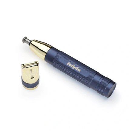 BaByliss E112E Super X-Metal Series Orr- és fülszőrzetnyíró szemöldök trimmerrel, kék