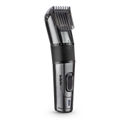 BaByliss E978E Carbon Titanium vezeték/vezeték nélküli hajvágó + trimmer, fémes-sötétszürke