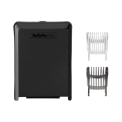 BaByliss E978E Carbon Titanium vezeték/vezeték nélküli hajvágó + trimmer, fémes-sötétszürke