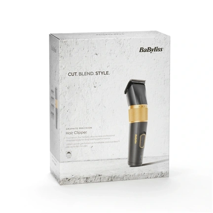 BaByliss E987E Graphite Precision vezetékes/vezeték nélküli hajvágó, grafit