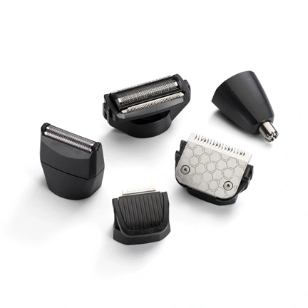 BaByliss MT987E Graphite Precision 12az1-ben, arc- és testszőrtelenítő készlet, szürke-arany