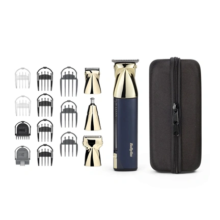 BaByliss MT992E Super-X Metal 15az1-ben, arc- és testszőrtelenítő készlet, kék