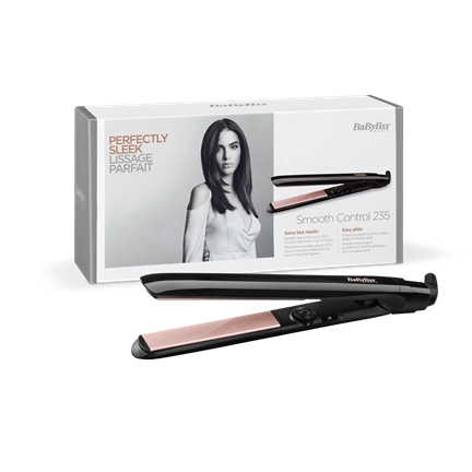 BaByliss ST298E Smooth Control Quartz-kerámialapos hajvasaló, fekete