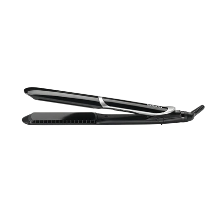 BaByliss ST397E Sleek Control Wide tourmalin-kerámialapos hajvasaló, fekete-ezüst