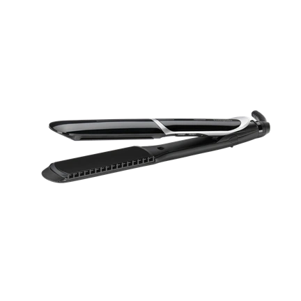 BaByliss ST397E Sleek Control Wide tourmalin-kerámialapos hajvasaló, fekete-ezüst