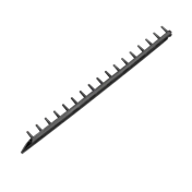 BaByliss ST397E Sleek Control Wide tourmalin-kerámialapos hajvasaló, fekete-ezüst