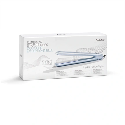 BaByliss ST573E Hydro-Fusion plazmaionos kerámialapos hajvasaló, kék